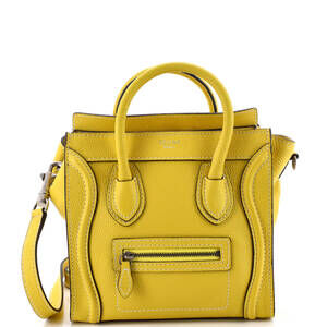 Celine Luggage Bag Grainy Leather Nano #260580C14B